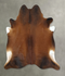 Warm Caramel XX-Large Brazilian Cowhide Rug 7'4
