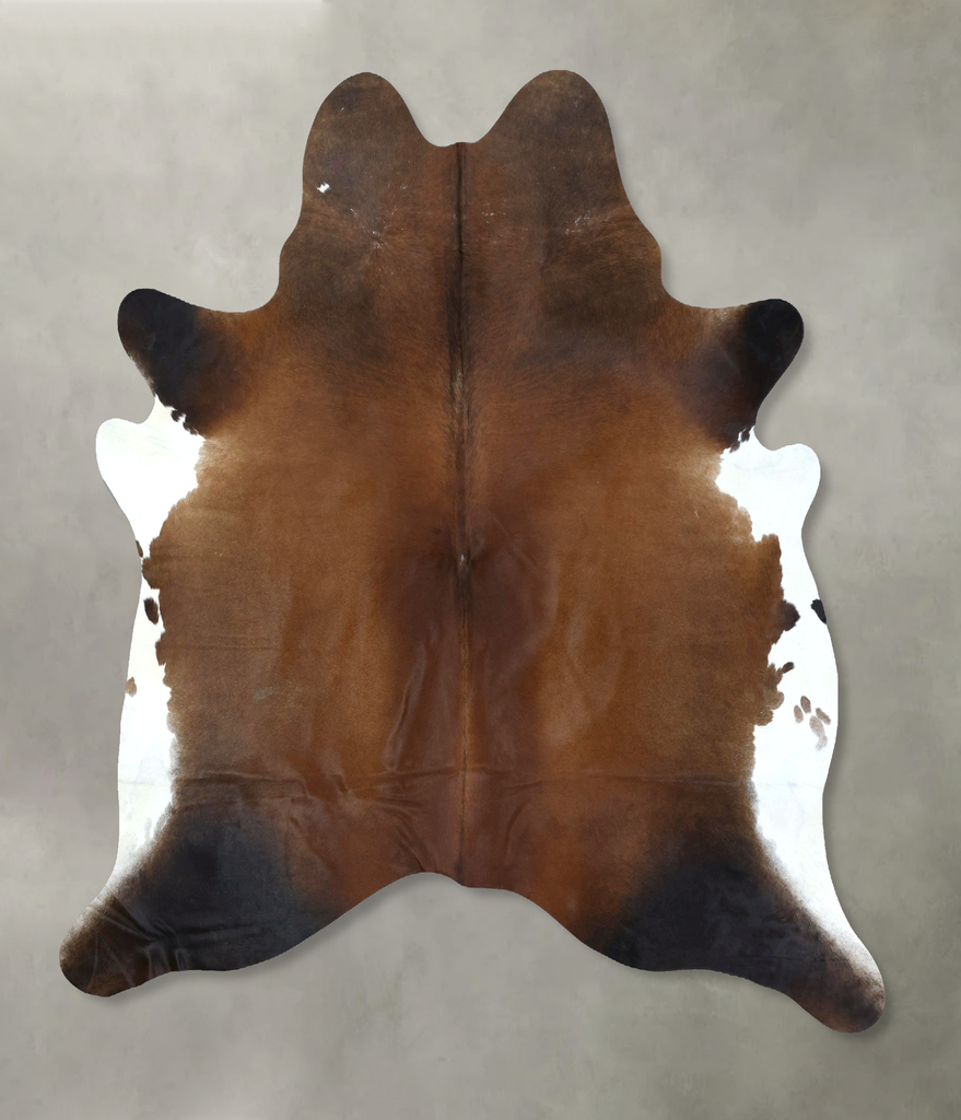 Warm Caramel XX-Large Brazilian Cowhide Rug 7'7"H x 6'11"W #B20944 by Hudson Hides