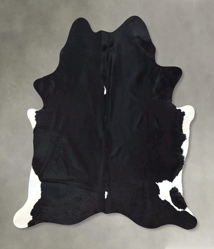 Black and White XX-Large Brazilian Cowhide Rug 7'9"H x 6'7"W #B20945 by Hudson Hides