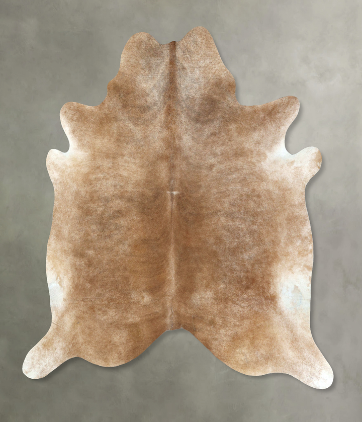 Light Caramel XX-Large Brazilian Cowhide Rug 8'1"H x 7'2"W #B20948 by Hudson Hides