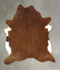 Solid Brown X-Large Brazilian Cowhide Rug 7'0