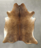 Light Caramel X-Large Brazilian Cowhide Rug 7'2
