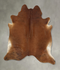Solid Brown X-Large Brazilian Cowhide Rug 6'11