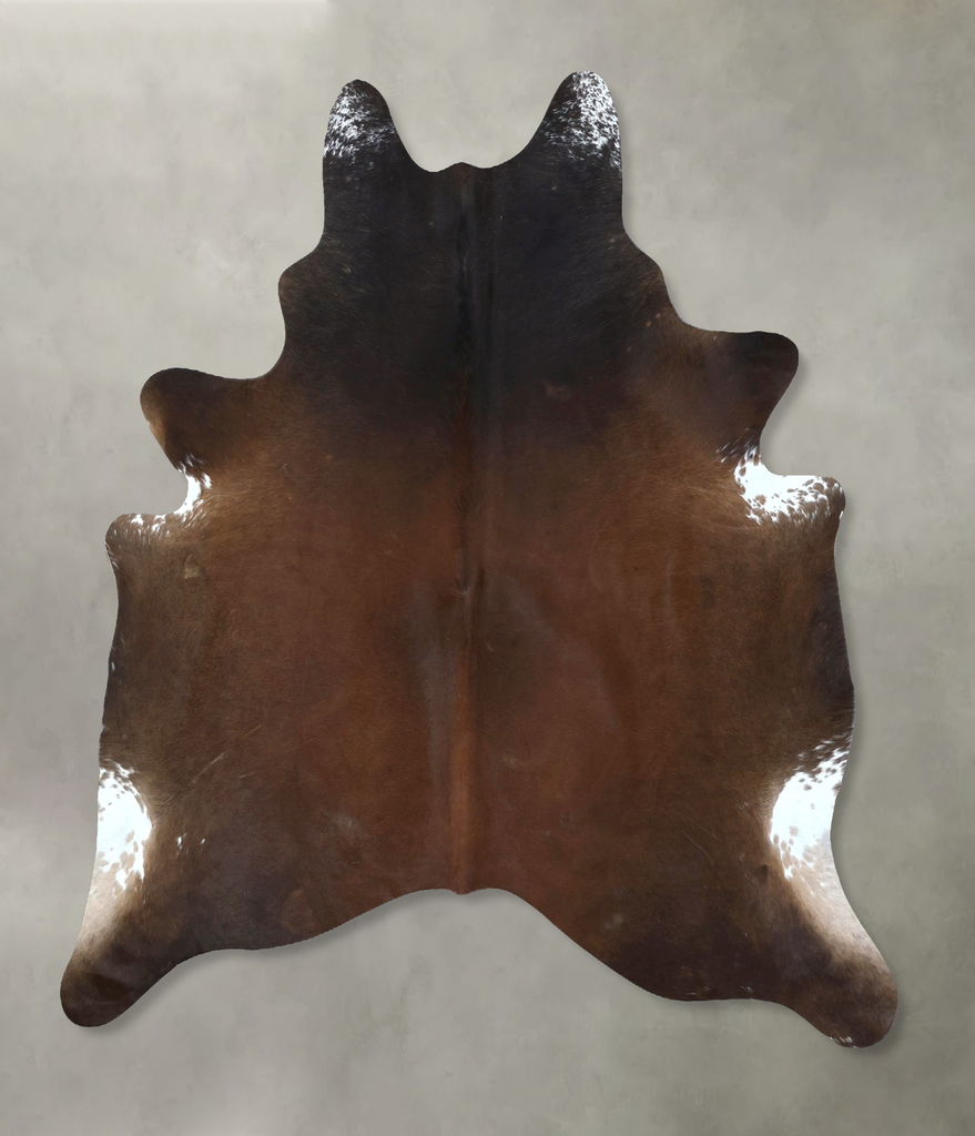 Warm Caramel X-Large Brazilian Cowhide Rug 7'4"H x 6'3"W #B20992 by Hudson Hides