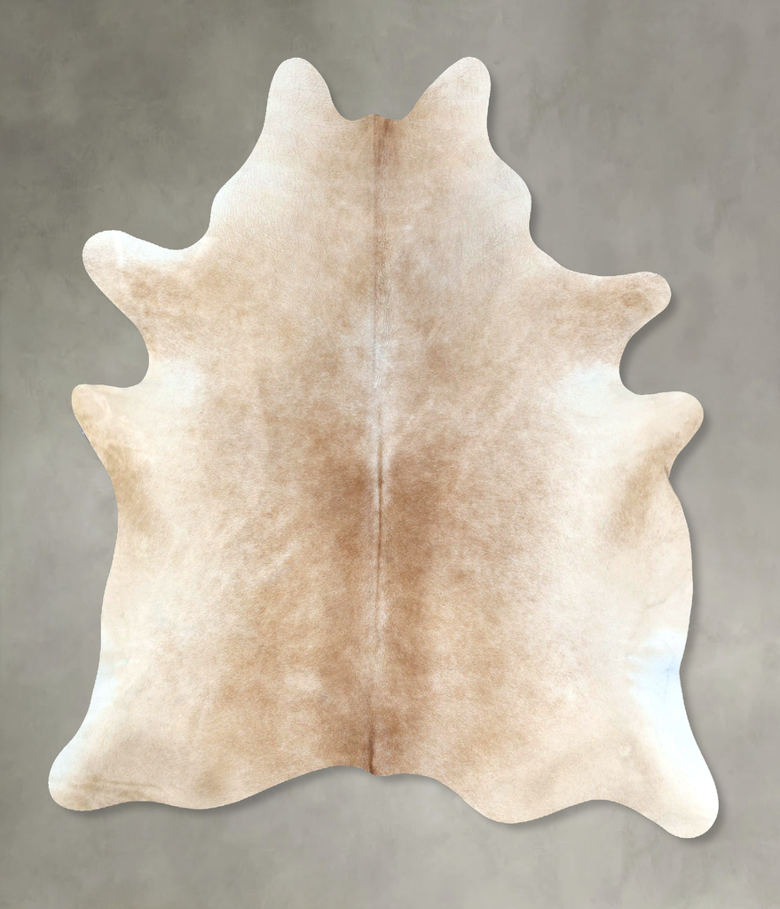 Light Caramel X-Large Brazilian Cowhide Rug 7'7"H x 5'10"W #B20996 by Hudson Hides