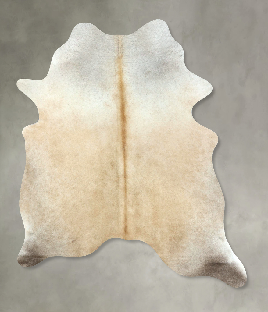 Light Caramel Large Brazilian Cowhide Rug 6'10"H x 5'4"W #B21001 by Hudson Hides