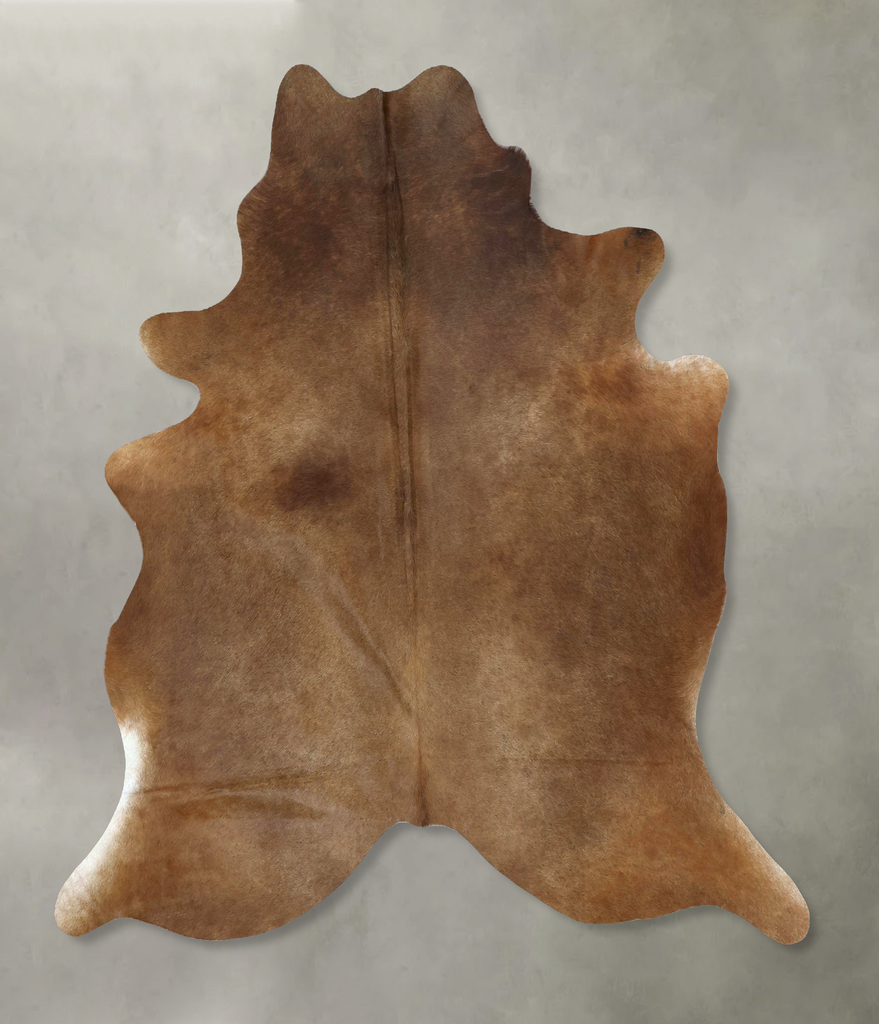 Chocolate X-Large Brazilian Cowhide Rug 7'0"H x 6'4"W #B21002 by Hudson Hides