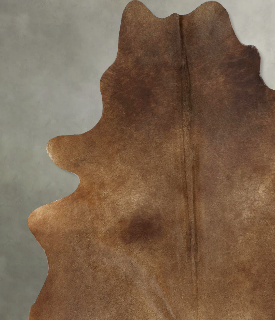 Chocolate X-Large Brazilian Cowhide Rug 7'0"H x 6'4"W #B21002 by Hudso