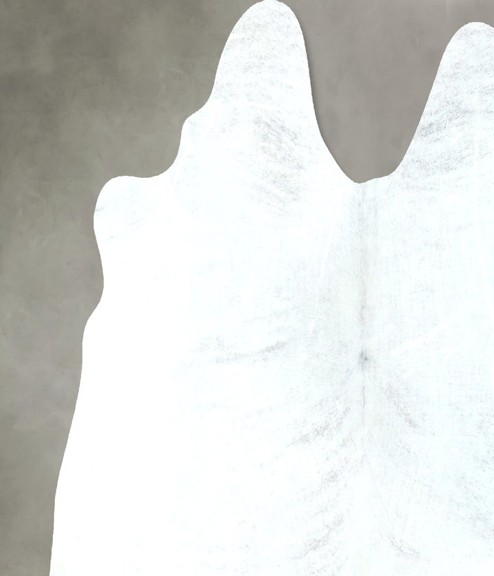 Light Grey Large Brazilian Cowhide Rug 6'0"H x 6'5"W #B21012 by Hudson Hides