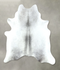 Medium Grey Large Brazilian Cowhide Rug 6'8