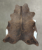 Chocolate X-Large Brazilian Cowhide Rug 7'2