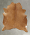 Solid Brown X-Large Brazilian Cowhide Rug 7'3