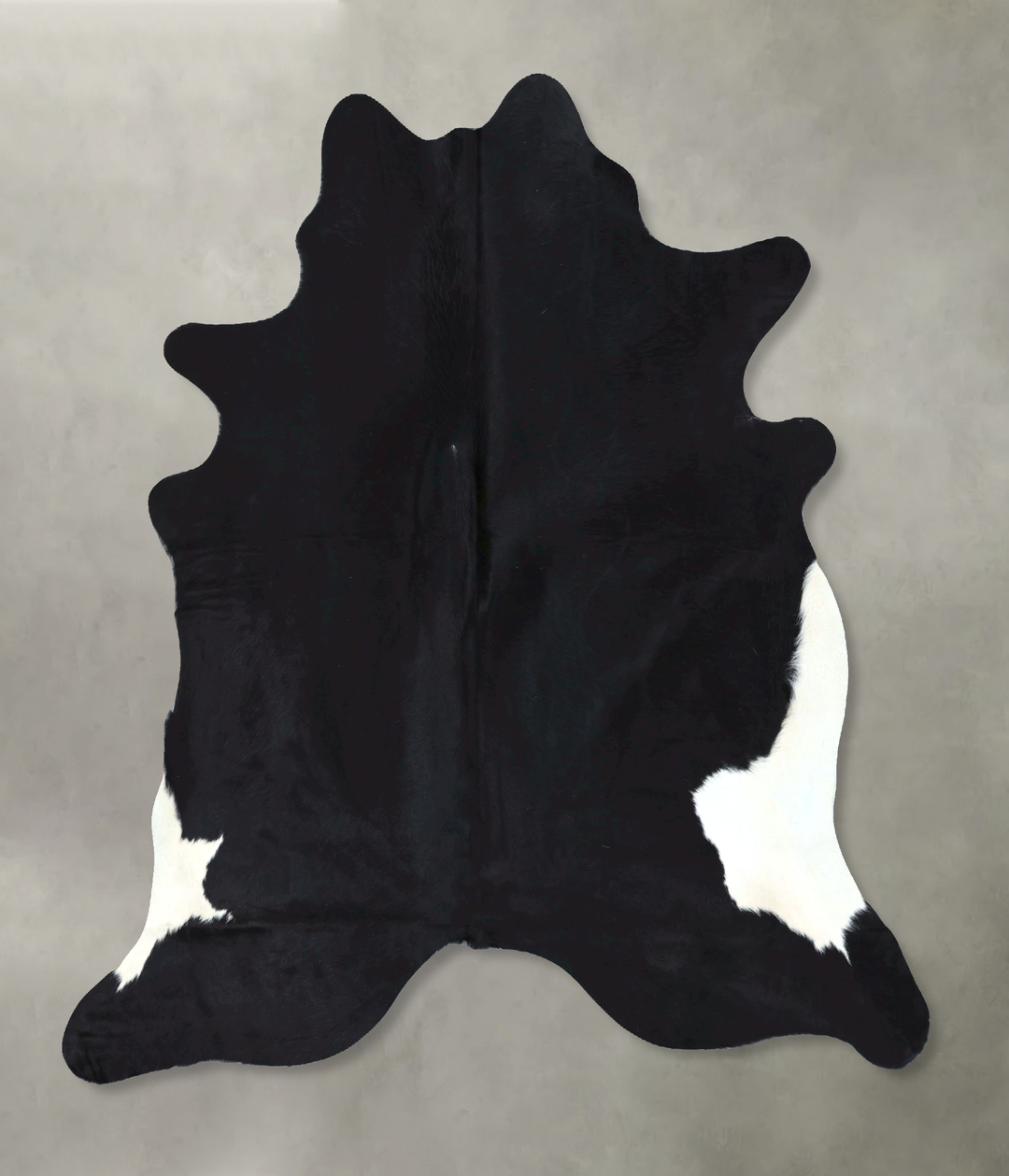 Black and White X-Large Brazilian Cowhide Rug 6'11"H x 6'1"W #B21040 b