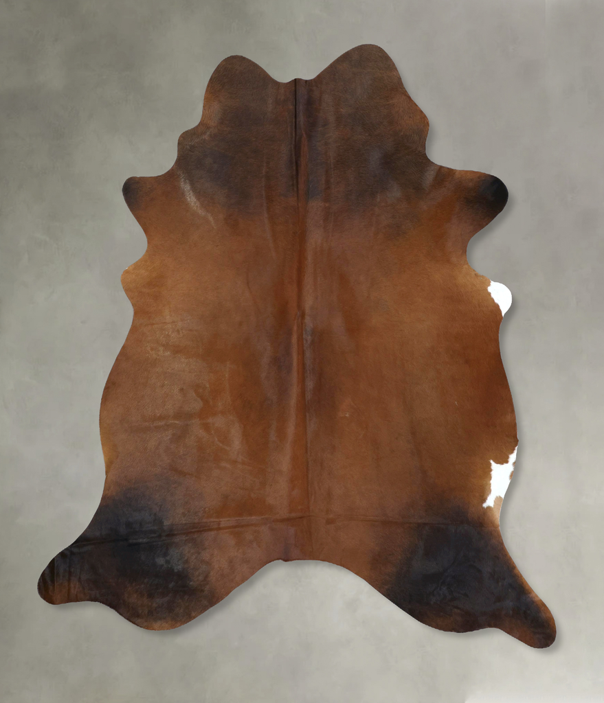 Warm Caramel X-Large Brazilian Cowhide Rug 7'4"H x 6'2"W #B21042 by Hudson Hides