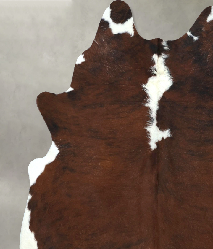 Tricolor X-Large Brazilian Cowhide Rug 7'6"H x 6'3"W #B21052 by Hudson Hides