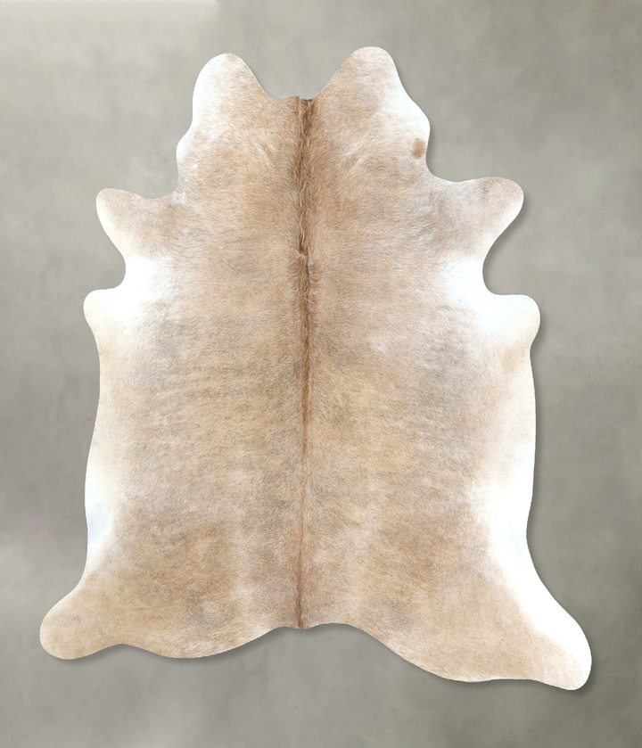 Light Caramel Large Brazilian Cowhide Rug 6'6"H x 5'10"W #B21058 by Hudson Hides