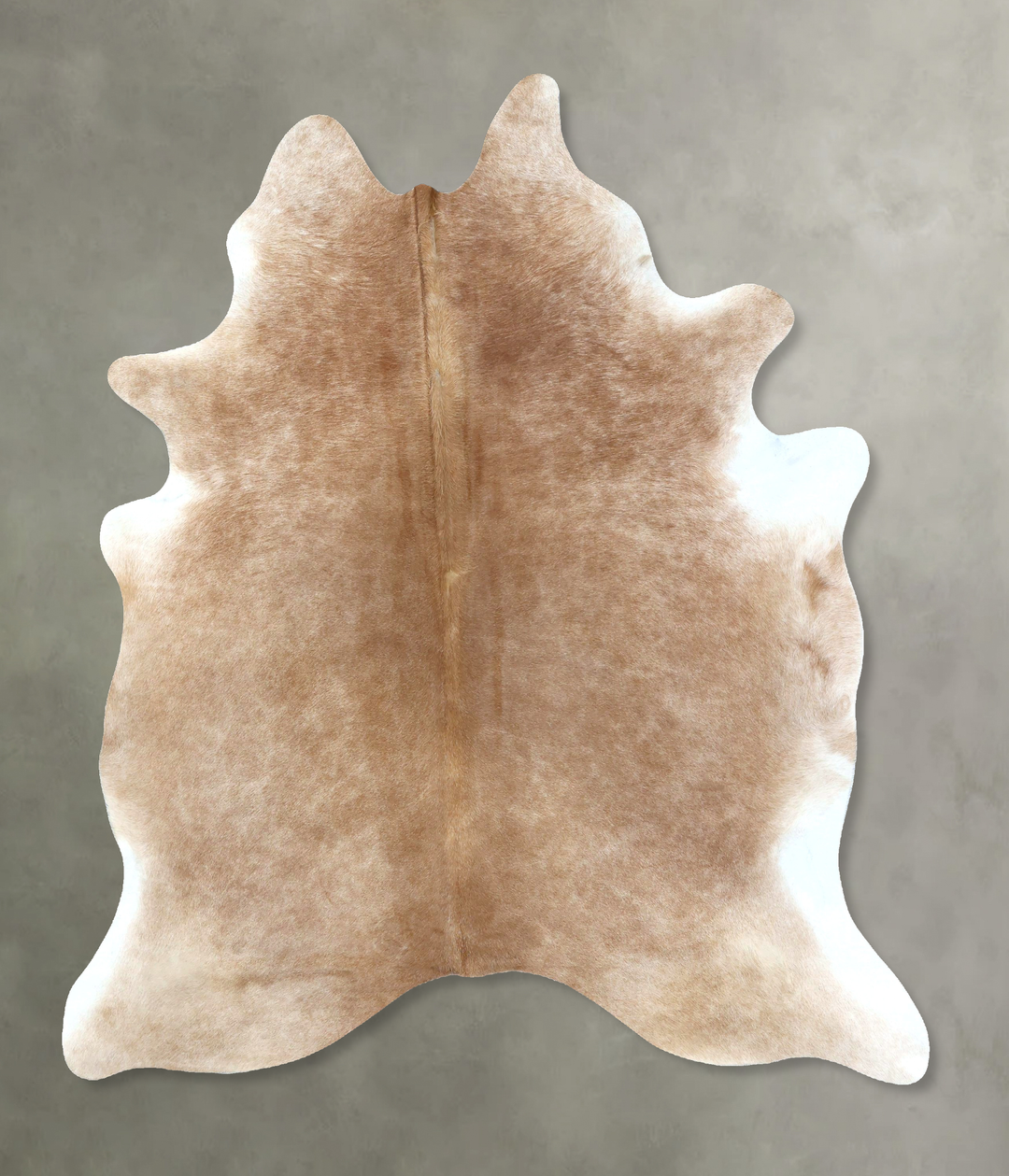 Light Caramel X-Large Brazilian Cowhide Rug 7'6"H x 5'9"W #B21060 by H