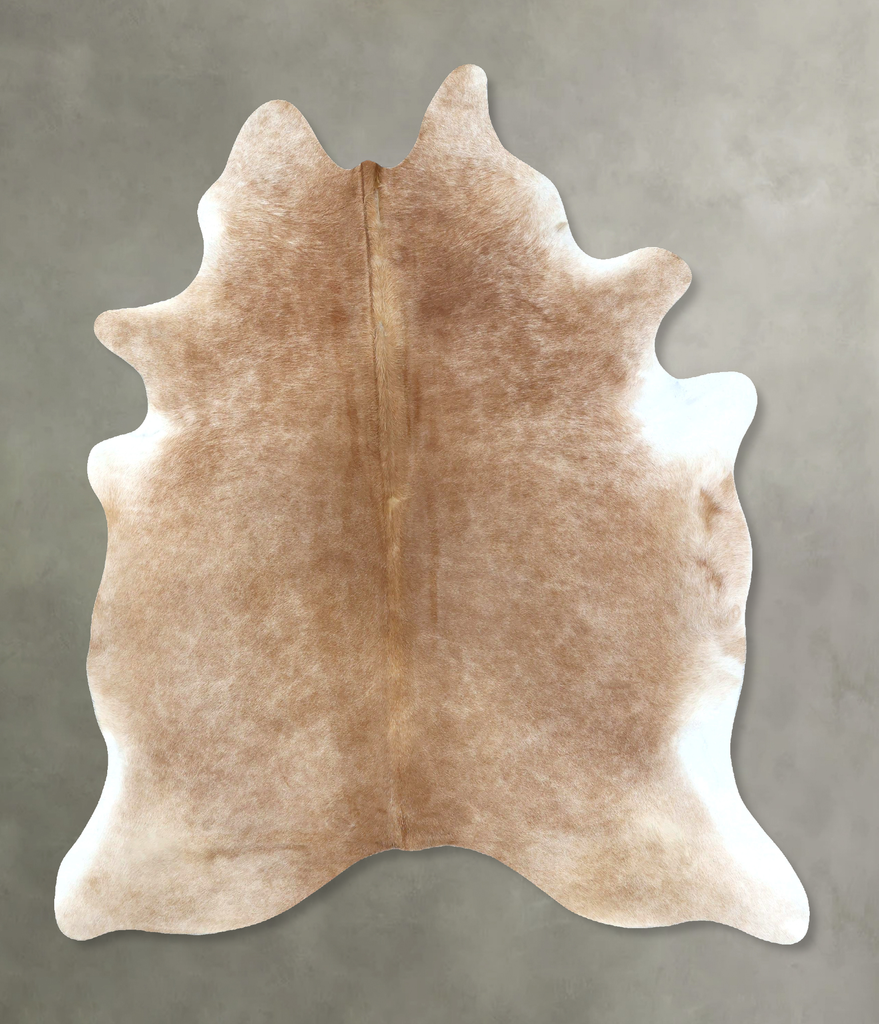 Light Caramel X-Large Brazilian Cowhide Rug 7'6"H x 5'9"W #B21060 by Hudson Hides