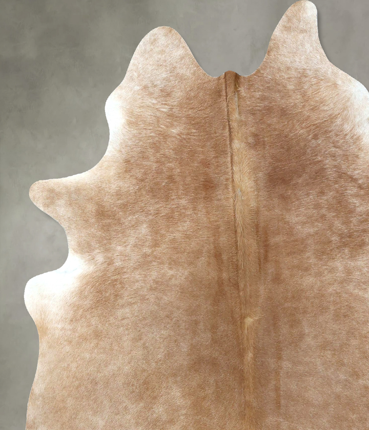 Light Caramel X-Large Brazilian Cowhide Rug 7'6"H x 5'9"W #B21060 by Hudson Hides