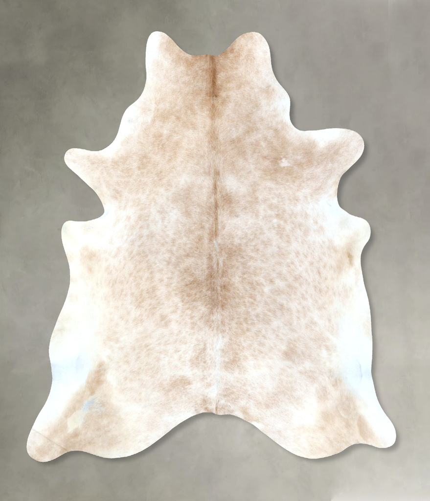 Light Caramel Large Brazilian Cowhide Rug 6'9"H x 5'9"W #B21061 by Hudson Hides