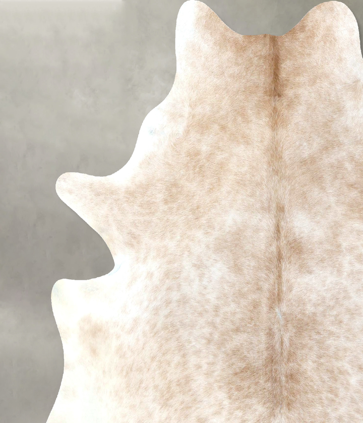 Light Caramel Large Brazilian Cowhide Rug 6'9"H x 5'9"W #B21061 by Hudson Hides