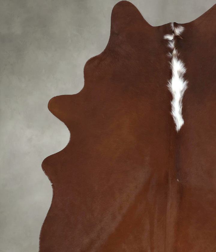 Hereford Large Brazilian Cowhide Rug 7'2"H x 5'5"W #B21064 by Hudson Hides