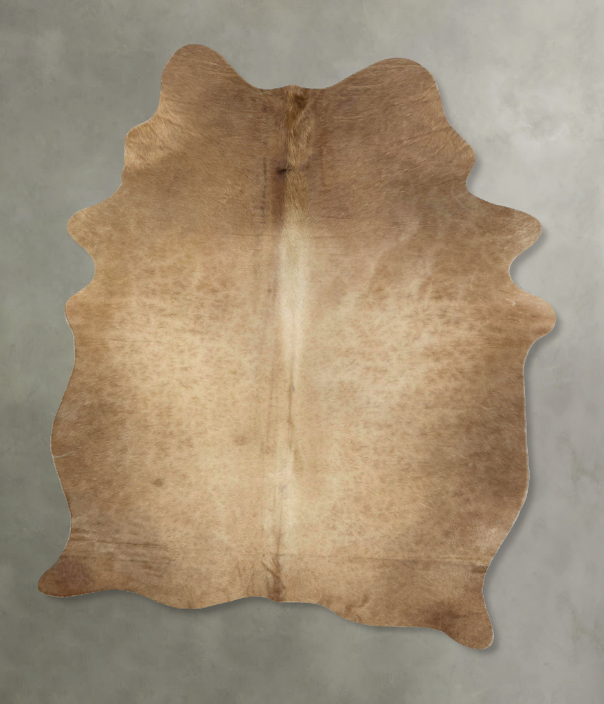 Champagne Large Brazilian Cowhide Rug 7'8"H x 5'0"W #B21074 by Hudson Hides