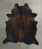 Chocolate Large Brazilian Cowhide Rug 6'3