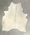 Ivory with Beige Medium Brazilian Cowhide Rug 6'1