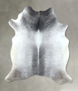 Medium Grey Large Brazilian Cowhide Rug 6'10"H x 5'7"W #B21090 by Hudson Hides
