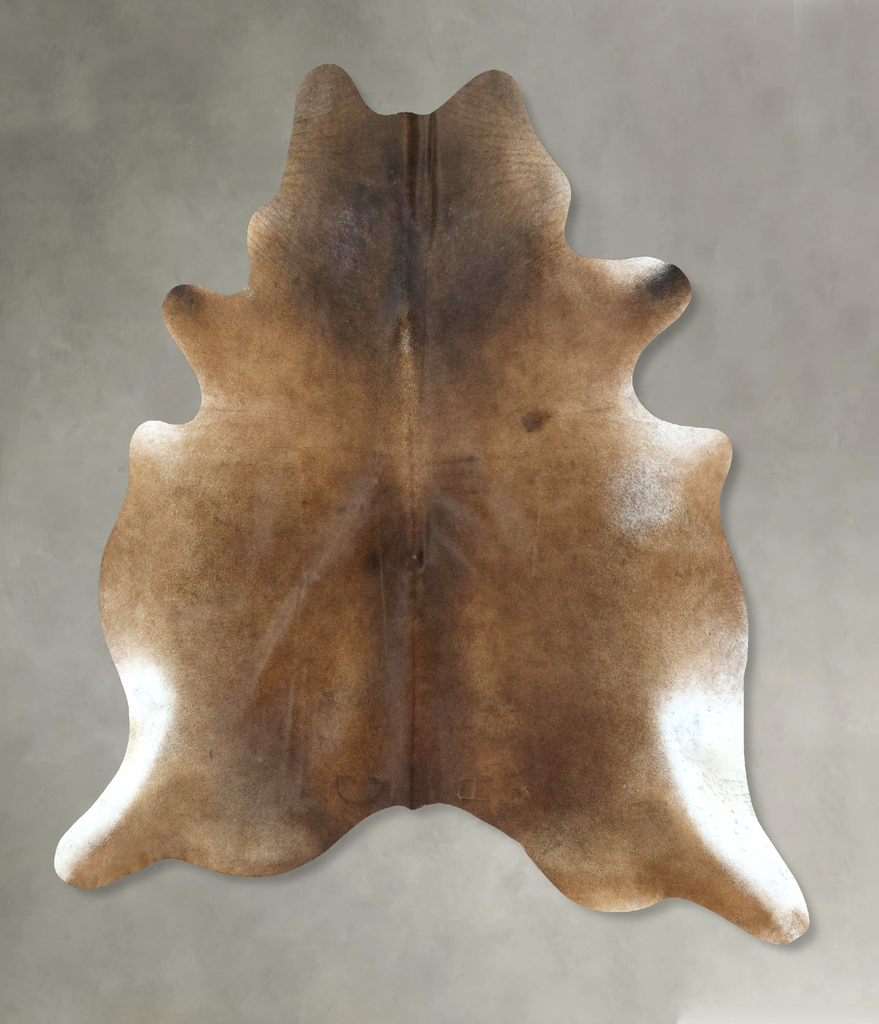 Chocolate X-Large Brazilian Cowhide Rug 7'7"H x 6'5"W #B21094 by Hudson Hides