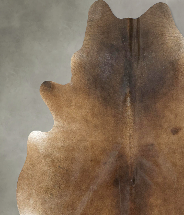 Chocolate X-Large Brazilian Cowhide Rug 7'7"H x 6'5"W #B21094 by Hudson Hides
