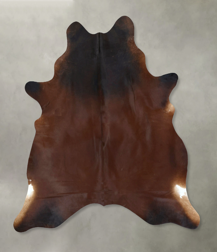 Warm Caramel X-Large Brazilian Cowhide Rug 7'2"H x 6'4"W #B21096 by Hudson Hides