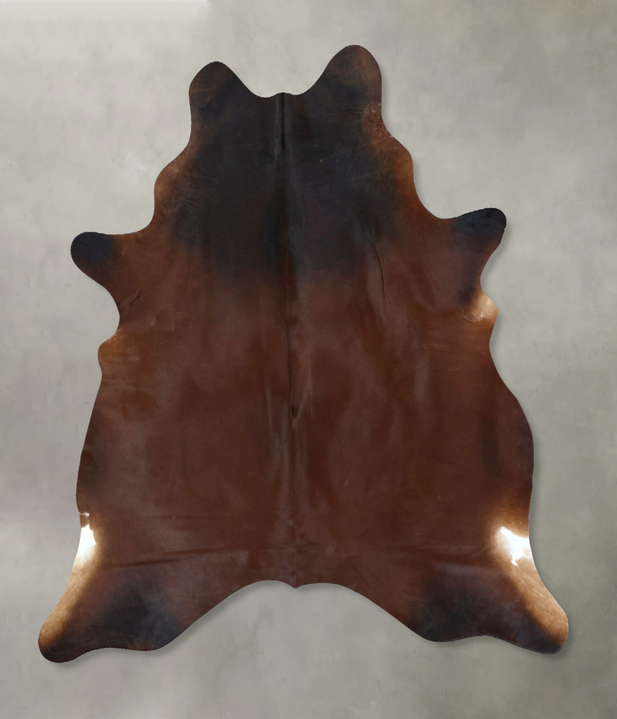 Warm Caramel X-Large Brazilian Cowhide Rug 7'2"H x 6'4"W #B21096 by Hudson Hides