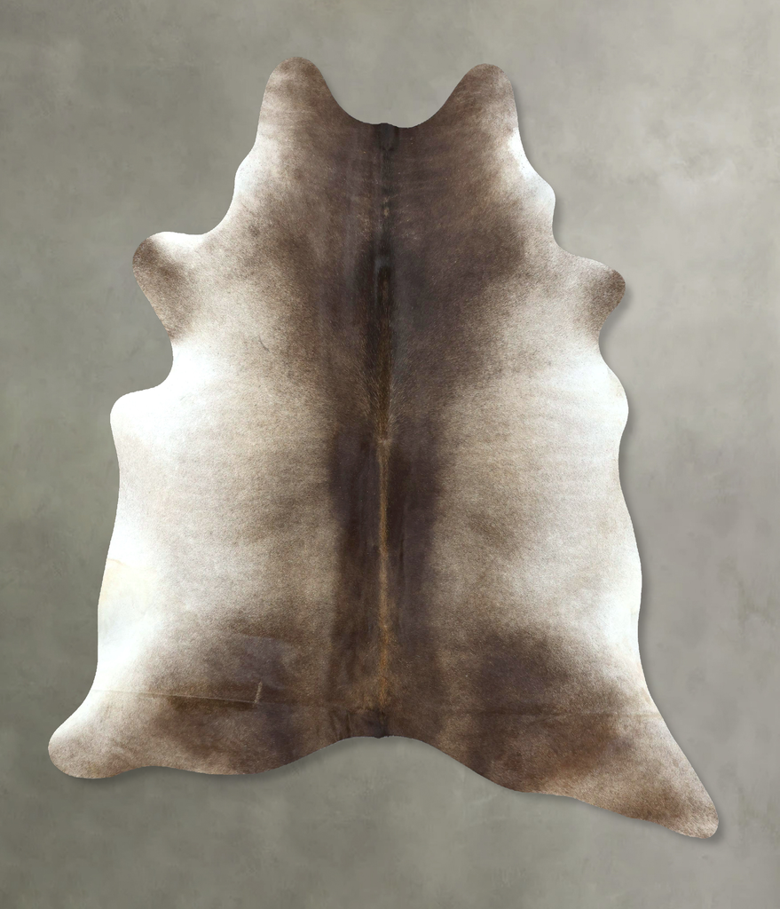 Medium Grey XX-Large Brazilian Cowhide Rug 7'11"H x 6'5"W #B21107 by Hudson Hides