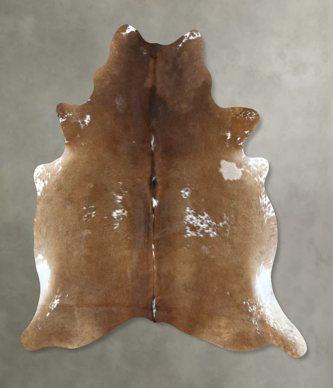 Chocolate X-Large Brazilian Cowhide Rug 6'9"H x 6'2"W #B21108 by Hudso