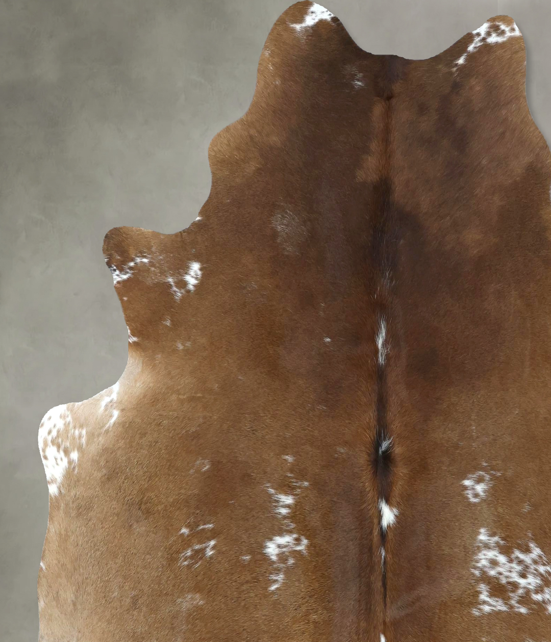 Chocolate X-Large Brazilian Cowhide Rug 6'9"H x 6'2"W #B21108 by Hudso