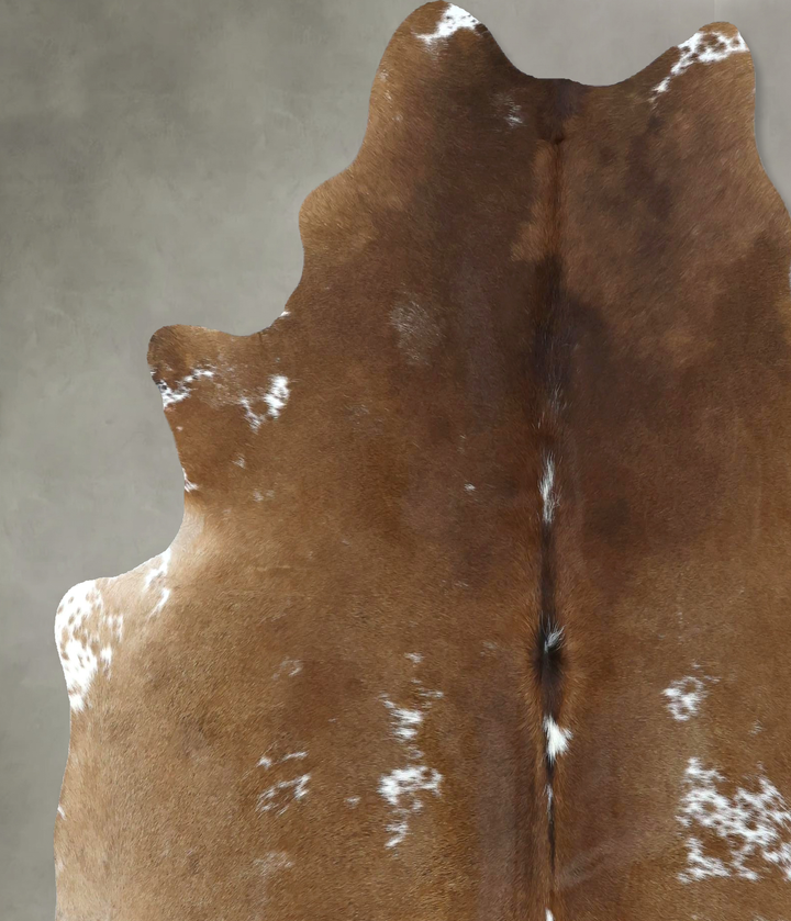 Chocolate X-Large Brazilian Cowhide Rug 6'9"H x 6'2"W #B21108 by Hudson Hides