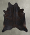 Dark Brindle X-Large Brazilian Cowhide Rug 7'1