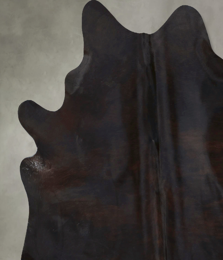 Dark Brindle X-Large Brazilian Cowhide Rug 7'1"H x 6'5"W #B21111 by Hudson Hides