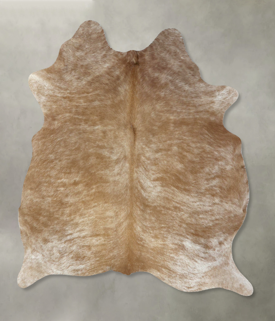 Medium Brindle Large Brazilian Cowhide Rug 6'3"H x 5'1"W #B21113 by Hudson Hides