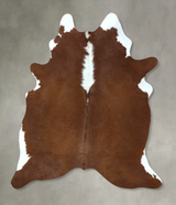 Hereford X-Large Brazilian Cowhide Rug 7'2"H x 5'8"W #B21117 by Hudson Hides