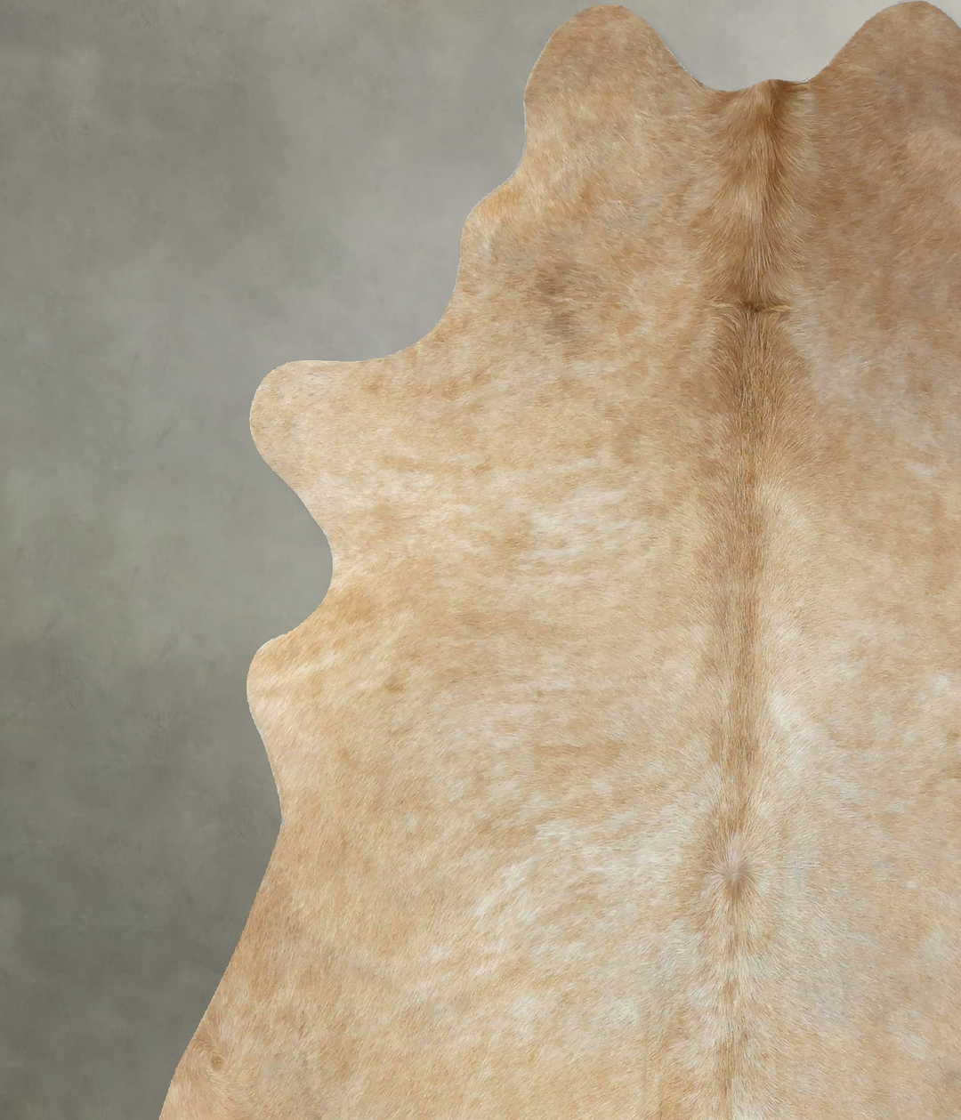 Light Caramel X-Large Brazilian Cowhide Rug 6'9"H x 6'2"W #B21120 by H