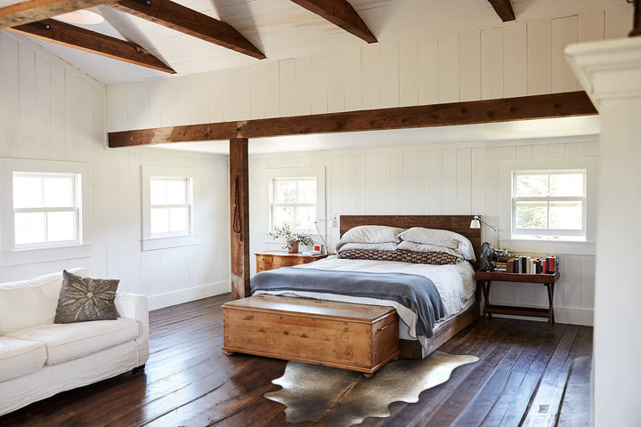 Grey with Beige Large Brazilian Cowhide Rug 6'8"H x 5'11"W #B21123 by Hudson Hides