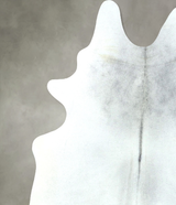 Light Grey X-Large Brazilian Cowhide Rug 7'8"H x 6'2"W #B21125 by Hudson Hides