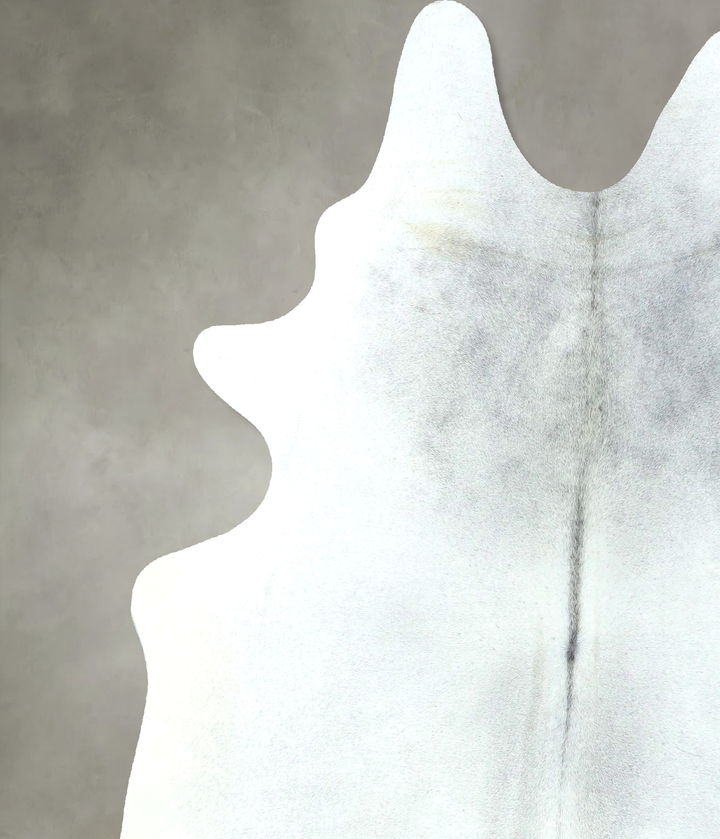 Light Grey X-Large Brazilian Cowhide Rug 7'8"H x 6'2"W #B21125 by Hudson Hides