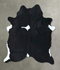 Black and White X-Large Brazilian Cowhide Rug 7'1