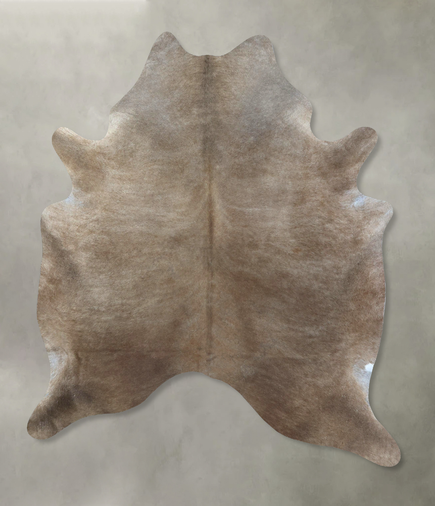 Taupe X-Large Brazilian Cowhide Rug 7'6"H x 5'10"W #B21144 by Hudson Hides