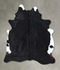 Black and White X-Large Brazilian Cowhide Rug 7'1