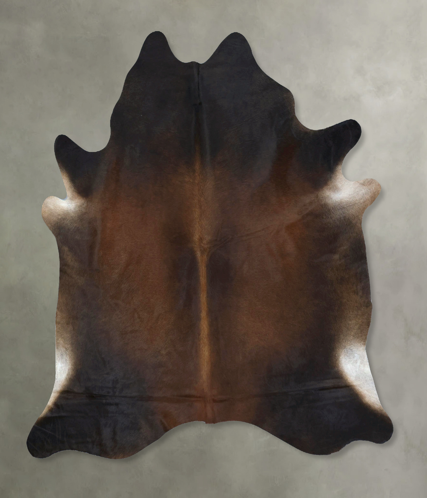 Warm Caramel X-Large Brazilian Cowhide Rug 7'0"H x 6'0"W #B21157 by Hudson Hides
